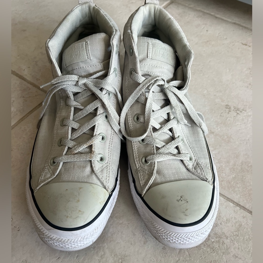 Converse Chuck Taylor All Star Mid Street Padded Beige Sneaker - Picture 2 of 6